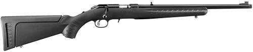 Ruger American Rifle 22 Long With Threaded 18" Blued Barrel Black Synthetic Stock