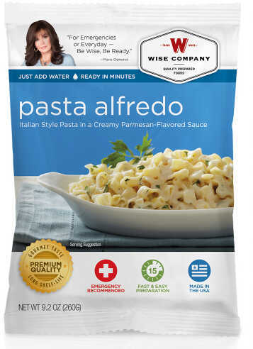 Wise Foods Outdoor Camping Pouch Pasta Alfredo 6 Count 05206