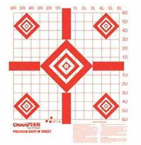 Champion Traps and Targets Redfield 100 Pack 14"x14" Fluorescent Orange Md: 47387