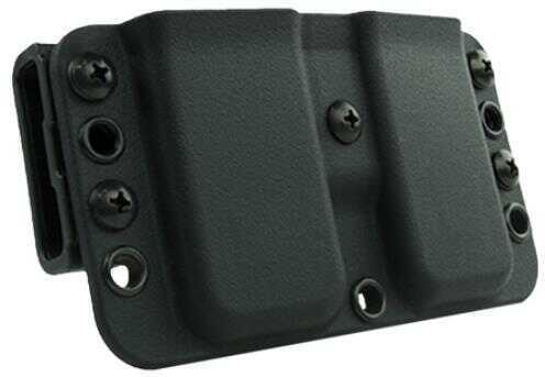 Blade-Tech Eclipse Double Mag Pouch, Black, Injection Molded Thermoplastic Md: AMMX0111EMSW