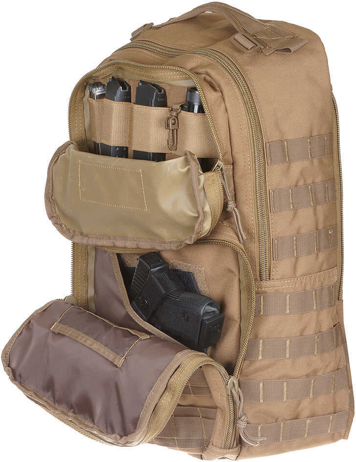 Drago Gear Atlus Sling Pack Backpack Tactical 600D Polyester 19"x11"x10" Tan 14308TN