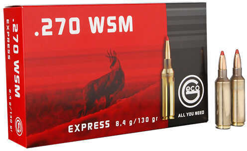 270 WSM 20 Rounds Ammunition Ruag Ammotec 130 Grain E-TIP