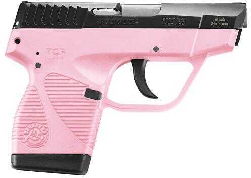 Taurus PT 738 TCP 380 ACP 2.8" Barrel 6+1 Rounds Pink Polymer Grip Blued Slide Semi Automatic Pistol 1738031P