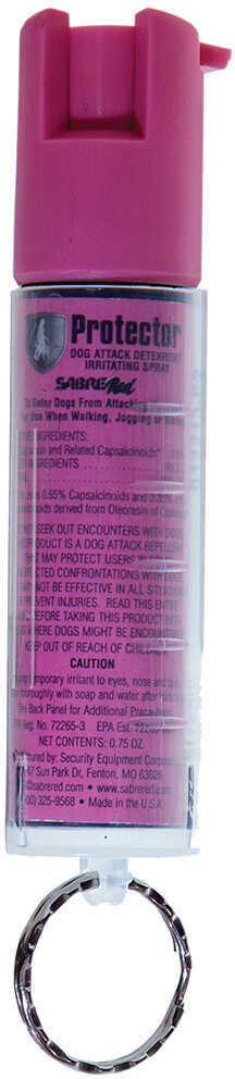 Sabre Pink Protector Dog Spray With Key Ring Md: SRPNBCPKR02