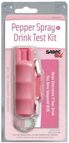 Sabre Pink Key Case Pepper Spray & Drink Test Kit Md: GNO-PK