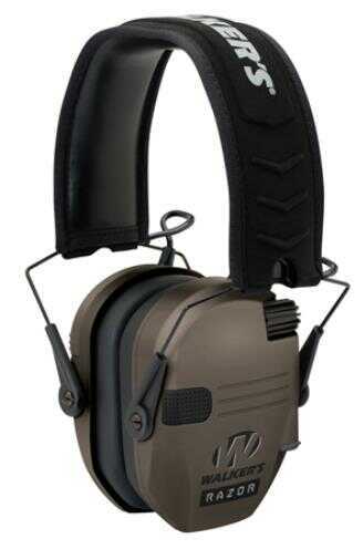 Walkers Game Ear / GSM Outdoors GWPRSEMFDE Razor Slim Shooter Folding Earmuff 23 dB Flat Dark Earth