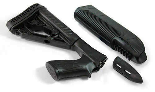 Adaptive Tactical Ex Performance Stock Kit Fits Remington 870 12 Gauge Forend And M4 Style Black Finish AT-0200