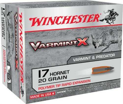 17 Hornet 10 Rounds Ammunition Winchester 20 Grain Ballistic Tip
