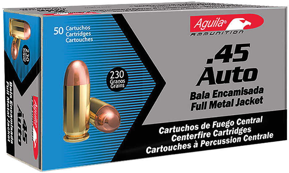 Aguila .45 ACP 230 Grains Full Metal Jacket (Per 50) 1E452110