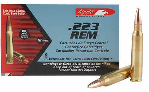 Aguila .223 Remington Ammunition 55 Grain Full Metal Jacket