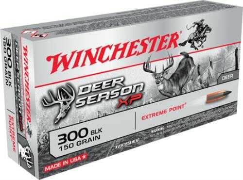 300 AAC Blackout 20 Rounds Ammunition <span style="font-weight:bolder; ">Winchester</span> 150 Grain Polymer Tip