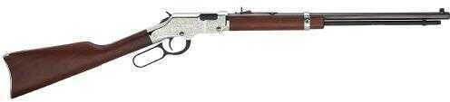 Henry Repeating Arms Silver Eagle Lever Action 17 HMR Rifle 20" Barrel 12+1 Walnut Stock Nickel Receiver H004SEV