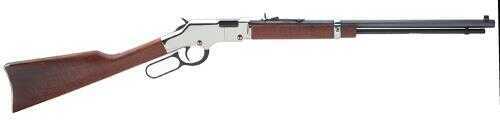 Henry Repeating Arms Silver Boy Lever Action Rifle 17 HMR 20" Barrel 12+1 Walnut Stock Receiver H004SV