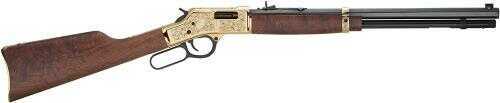 Henry Repeating Arms Rifle Big Boy Deluxe Eng3 357 Magnum/38 Special 20" Blued Barrel Brass Receiver 10 Round Wood Stock