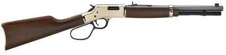 Henry Big Boy <span style="font-weight:bolder; ">Carbine</span><span style="font-weight:bolder; "> 44</span> <span style="font-weight:bolder; ">Magnum</span> 16.5" Blued Barrel 7+1 Rounds Walnut Stock Brass Receiver Lever Action Rifle H006R