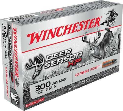 Winchester Ammunition X300DS Deer Season XP 300 Win Mag 150 Grains Extreme Point 20 Box/10 Case