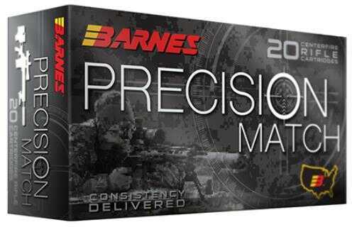 308 Winchester 20 Rounds Ammunition Barnes 175 Grain Open Tip Match