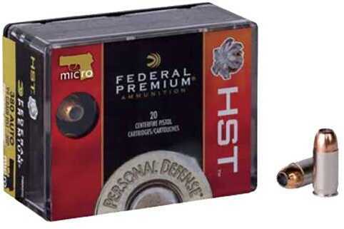 380 ACP 20 Rounds Ammunition Federal Cartridge 100 Grain Hollow Point