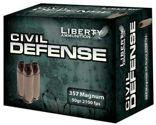 357 Magnum 20 Rounds Ammunition Liberty 50 Grain Hollow Point