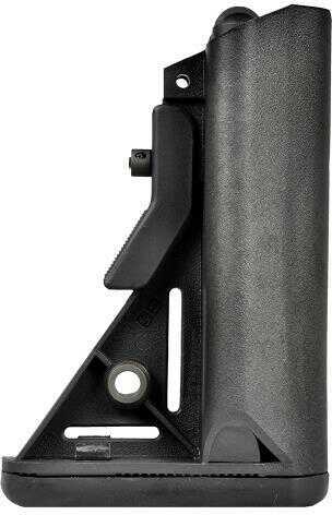 B5 Systems Bravo Enhanced SOPMOD Stock Battery Compartment Quick Detach Mount Mil-Spec Diameter, Black