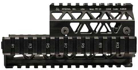 Arsenal Inc Picatinny Quad Rail Handguard Sys AK-47/74 Alum Black PR-01