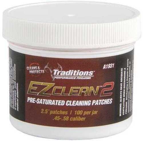 Traditions EZ Clean 2 Pre-Saturated Cleaning Patches 100 per jar Model A1931