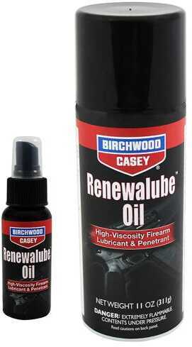 Birchwood Casey Bc RENEWALUBE BIO Firearm Oil 11 Oz Aerosol