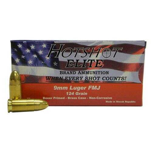 9mm Luger 50 Rounds Ammunition Century Arms 124 Grain Full Metal Jacket