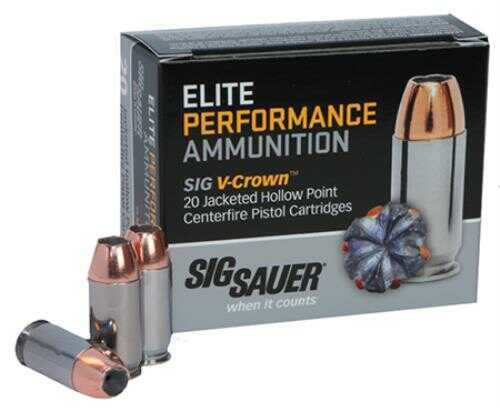 38 Special 20 Rounds Ammunition Sig Sauer 125 Grain Hollow Point