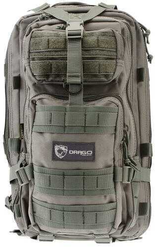 Drago Gear 14301GY Tracker Backpack Tactical 600D Polyester 18" x 11"x11" Gray