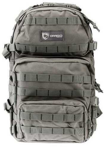 Drago Gear Assault Backpack Seal Grey 20"X15"X13" 14-302GY