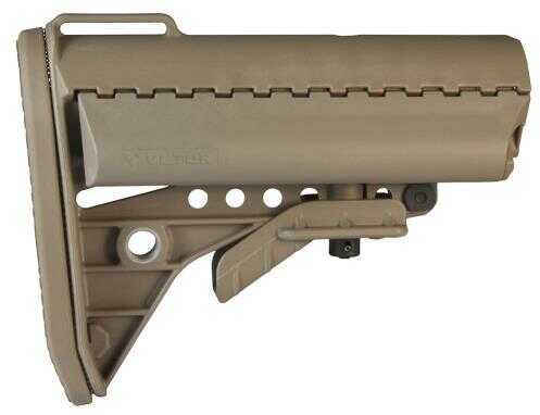 VLTOR Improved Modular Mil-Spec Standard AR-15 Polymer Stock, Tan Md: AIBMST