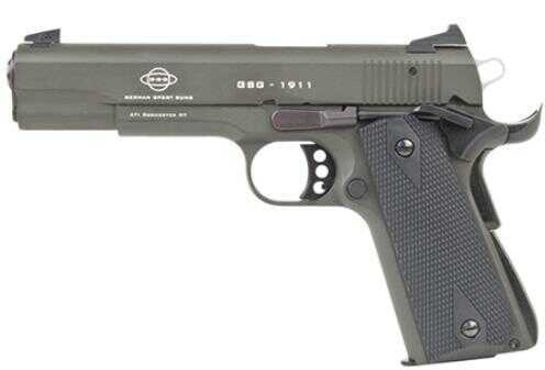 ATI GSG 1911 Pistol 22 LR 5" Threaded Barrel 10 Round OD Green Tail Saftey Grip