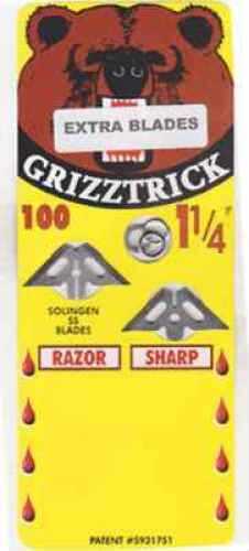 Slick Trick Broadheads Blades Grizz 2 100/125 grain Size 100gr/125 Grains STGT2XBL