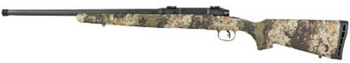 Savage Axis II Bolt Action Rifle 6.5 Creedmoor 20" Medium Contour Barrel Threaded 5/8-24 4Rd Capacity Matte Blued Finish Veil Wide land Camo Synthetic Stock Right Hand 2 Piece Weaver Base