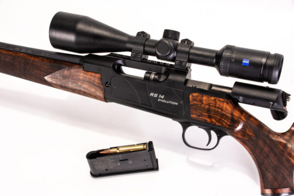 Strasser Straight Pull Rifle RS 14 Evolution Standard 300 Winchester Mag 24" Thread Barrel Grade 1 European Walnut Stock