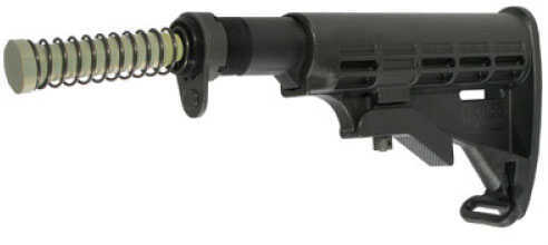 Tapco Inc. Stock Black 6 Position With Buffer/Spring AR-15 Commercial STK09161