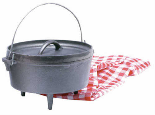 Tex Sport Cast Iron Dutch Oven 20 qt. - Long lasting durability - Resistant to chipping & warping - Greater he 14487