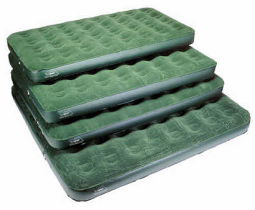 Tex Sport Deluxe Air Bed 74" x 54" 5" - Full Size Long lasting extra-heavy PVC Soft velour top surface 22205