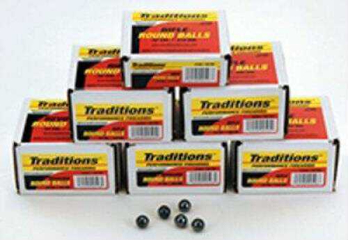 Traditions Round Balls .50 caliber (.490 diameter) - 100 pack Perfectly sized for superior accuracy & performan A1644