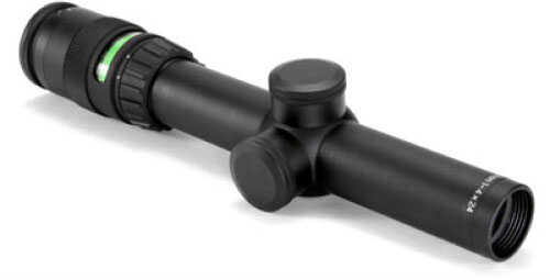 Trijicon Accupoint Rifle Scope 1-4X 24 Green Triangle Matte 30mm TR24G