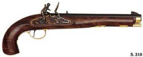 Taylor/Pedersoli Kentucky Maple Flintlock Pistol Case Hardened .45 10-3/8" Barrel