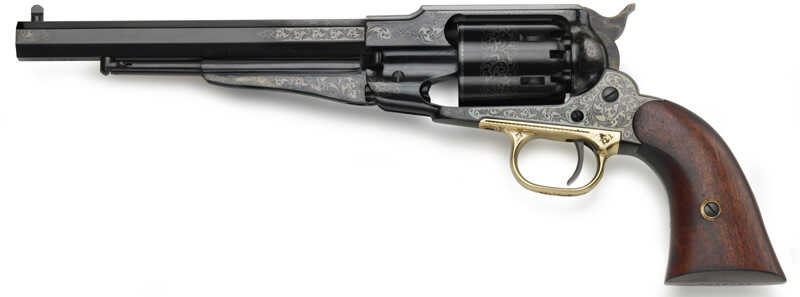 1858 Remington Blued Engraved Fram .44 Caliber 8"-img-0