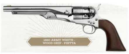 Taylor/Pietta 1860 Army White Finish .44 Caliber 8" Barrel Black Powder Revolver