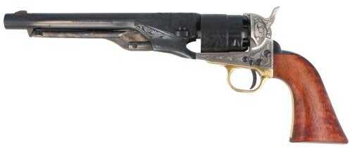 1860 Army 44 Revolver Steel Engraved White Frame-img-0