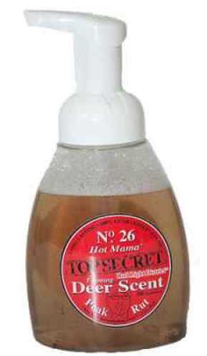 Click to see larger image. Top Secret Deer Scent Game Hot Mama Foam 8oz 1001F