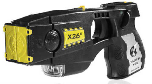Taser Self-Defense International X26C Black - 2 probes attached to 15 foot wire 10 second cycle can be repeated Info disp 26009