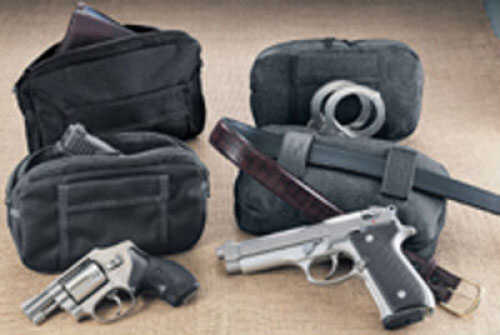 Uncle Mikes Gun Pak Belt Pouch Holster - Original 8" x 5 1/2" 5/8" Carries small & medium frame pocket aut 88891