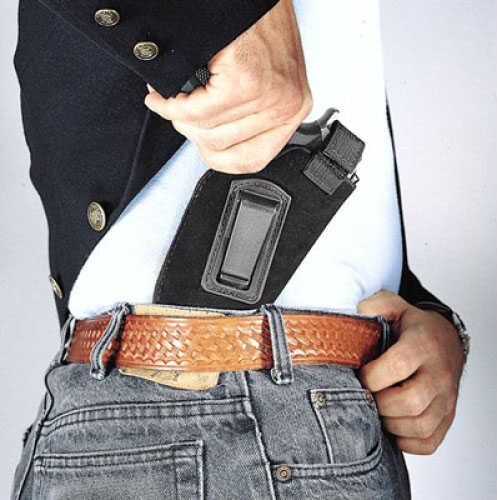 Uncle Mike's Nylon Inside the Pant Holster With Strap Size 0 Small Revolver With 3" Barrel Right Hand Black 7600-1