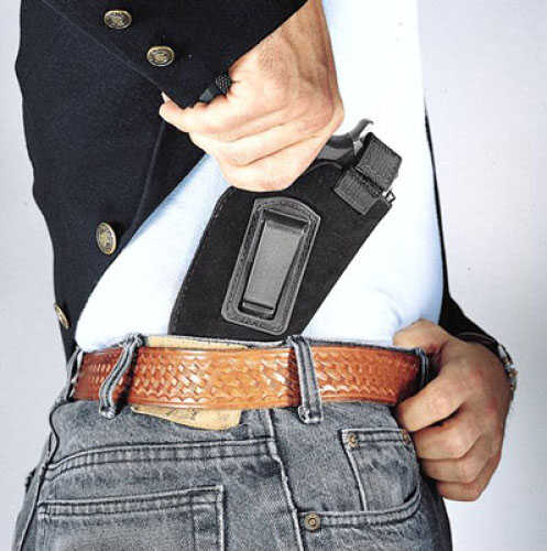 Uncle Mikes Nylon Inside the Pant Holster With Strap Size 15 Large Auto 4.5" Barrel Right Hand Black 7615-1